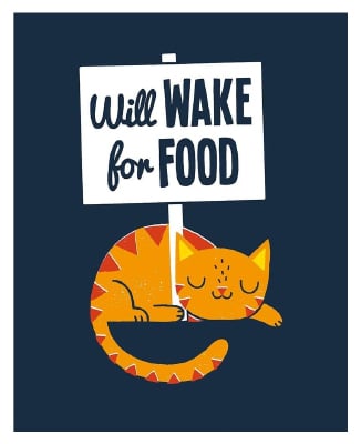 Will Wake for Food Poster