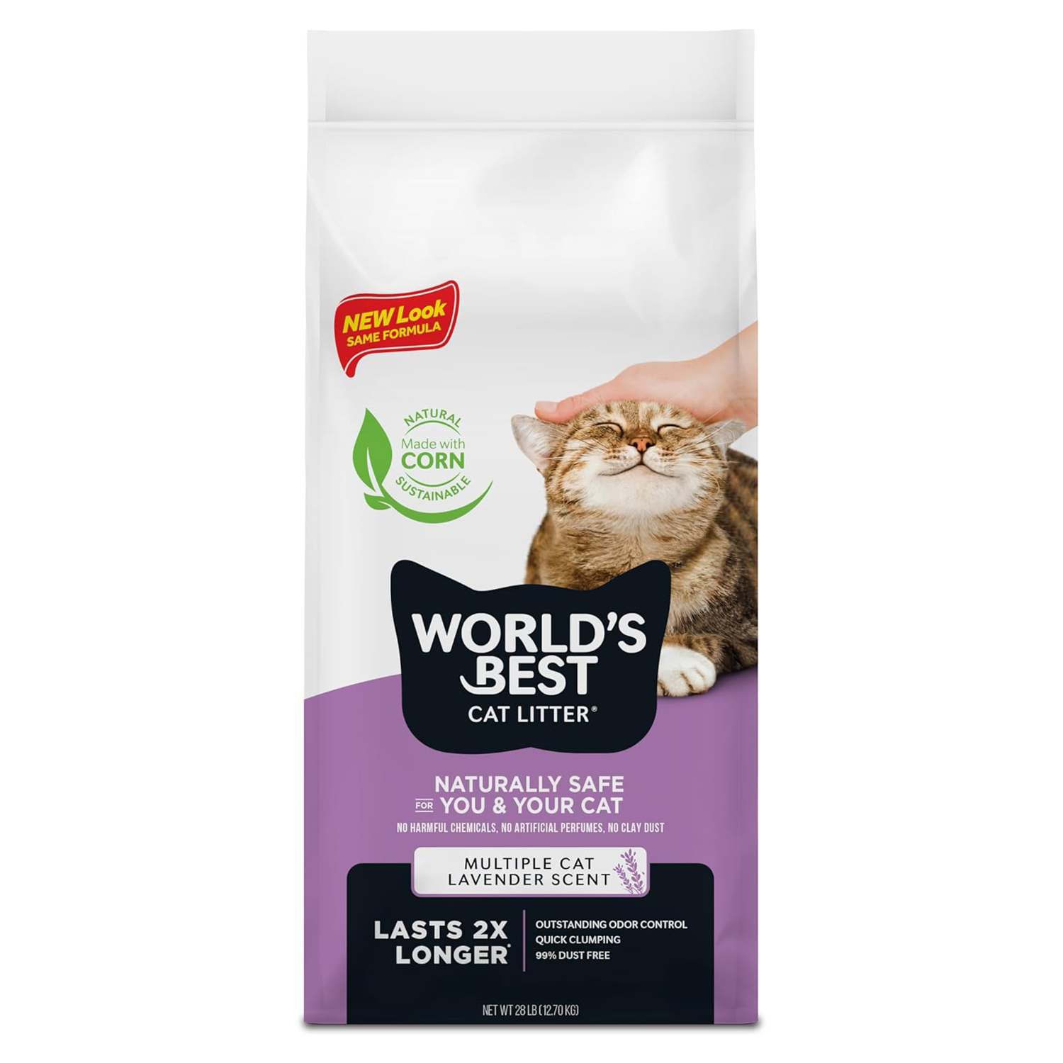 World's Best Cat Litter, Scented Clumping Litter Formula for Multiple Cats