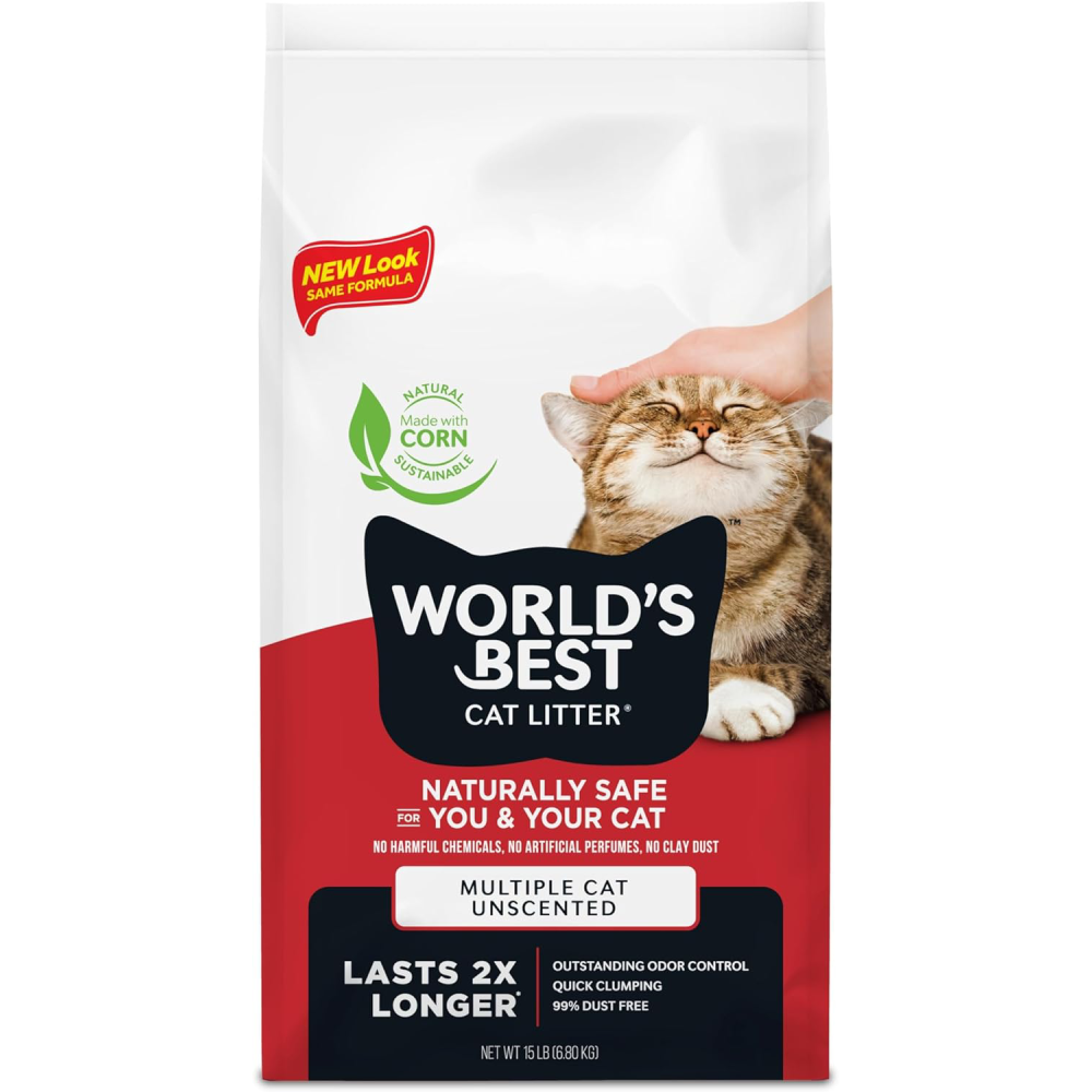 World's Best Clumping Corn Cat Litter