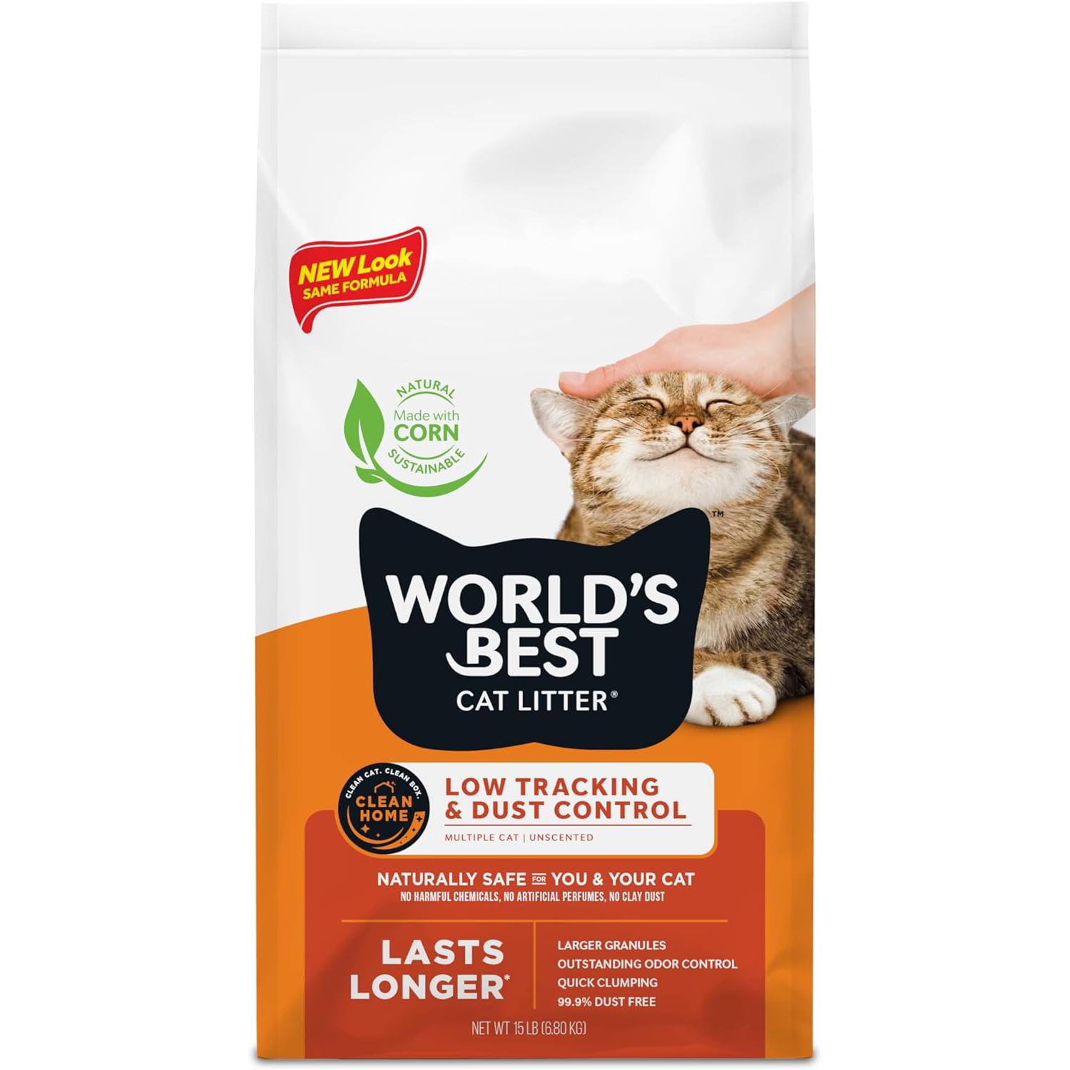 World’s Best Low-Tracking & Dust Control Multiple Cat Litter