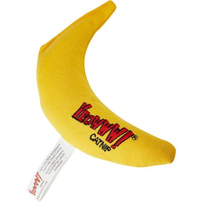 Yeowww! Catnip Yellow Banana Cat Toy