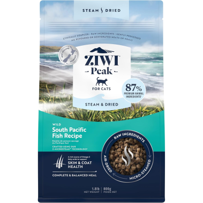 ZIWI Peak Steam & Dried Wild South Pacific Fish Cat Food