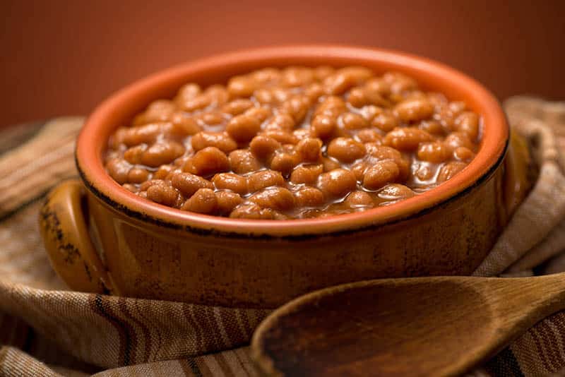 a bowl of Baked Beans