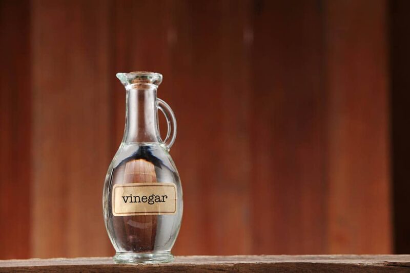 a jar of vinegar