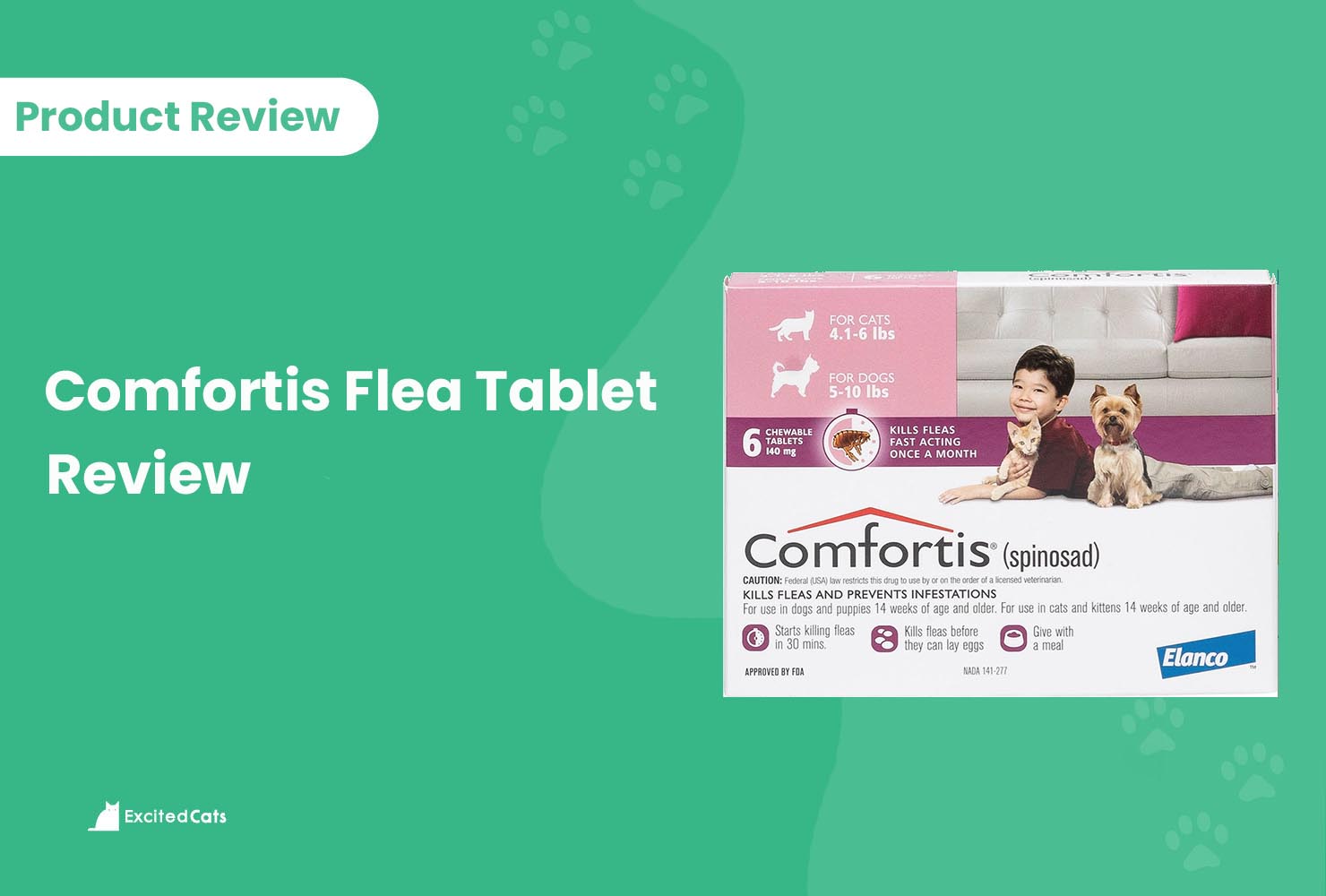 comfortis flea product review header ec