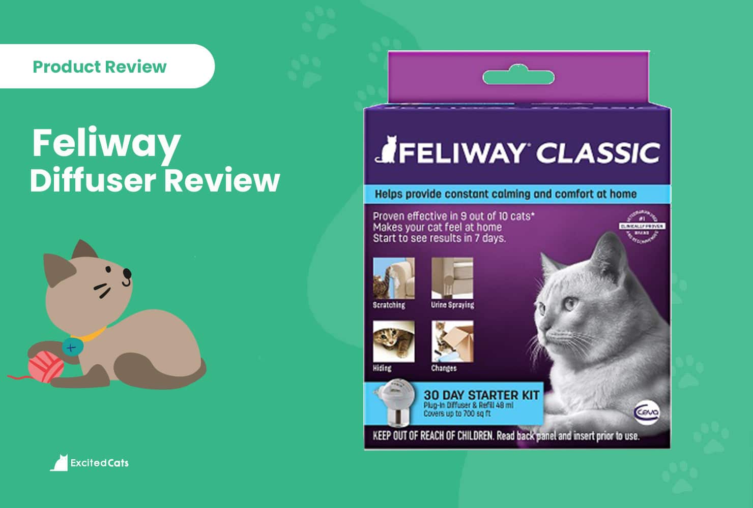 Feliway Classic Diffuser with 48 ml bottle