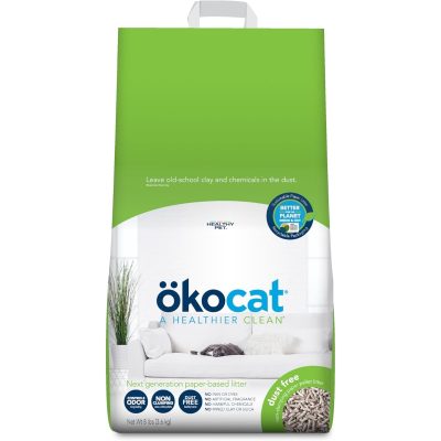 ökocat Dust-Free Natural Paper Non-Clumping Cat Litter