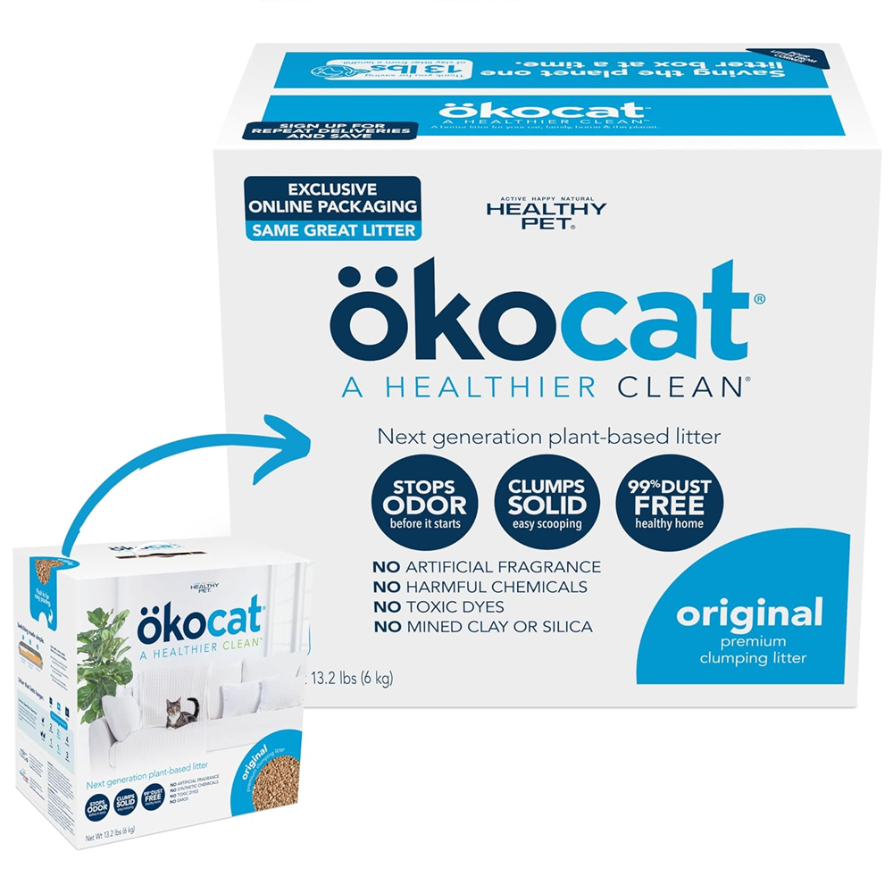 ökocat Natural Wood Clumping Cat Litter