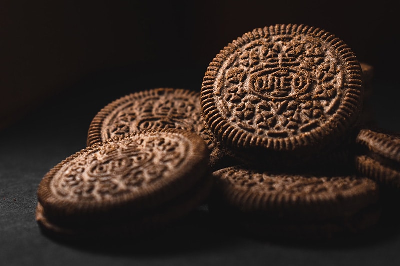 oreo cookies close up