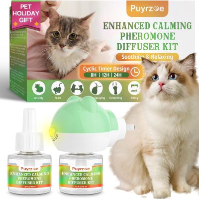 puyrzoe Cat Calming Diffuser with Timing Function