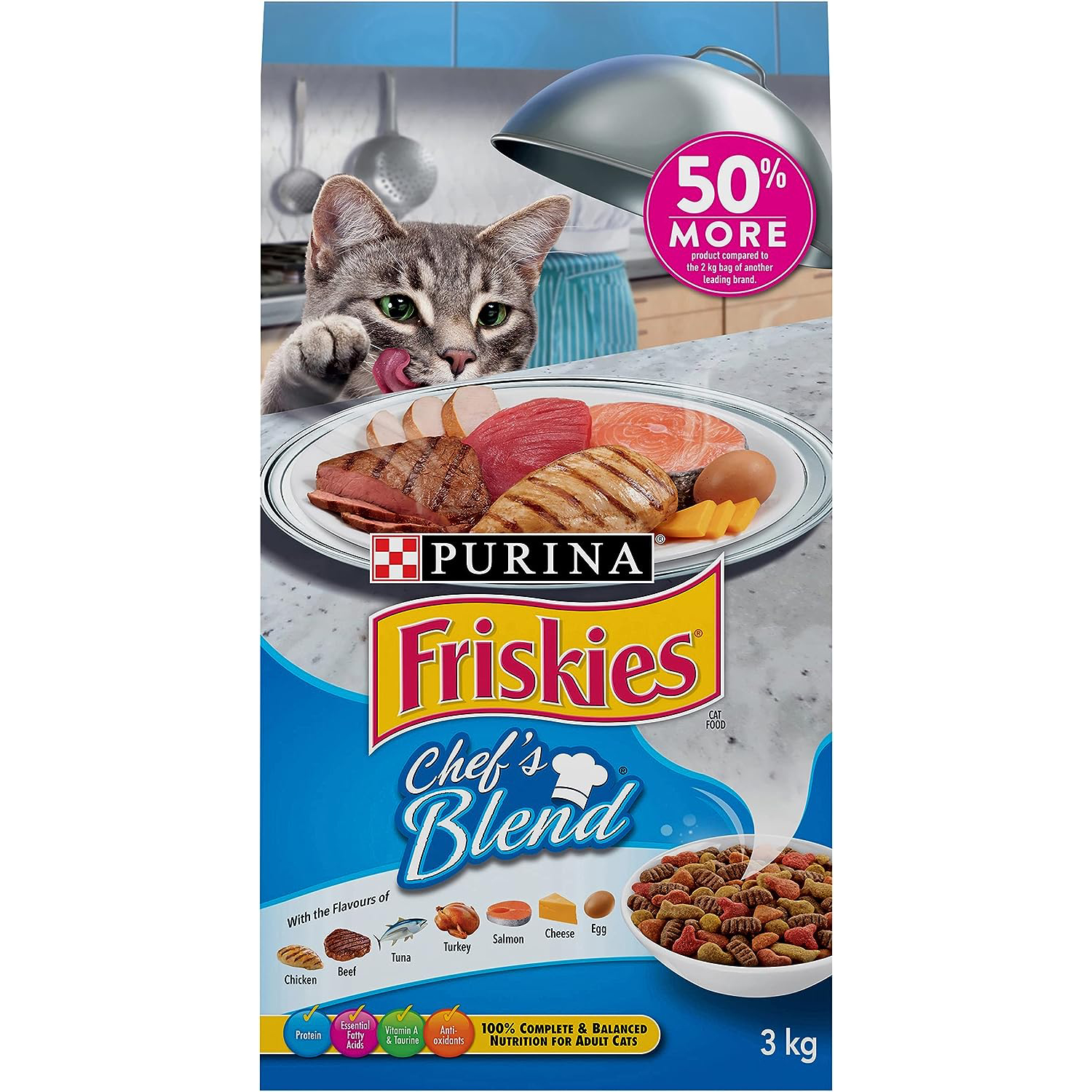 friskies Chef's Blend Dry Cat Food
