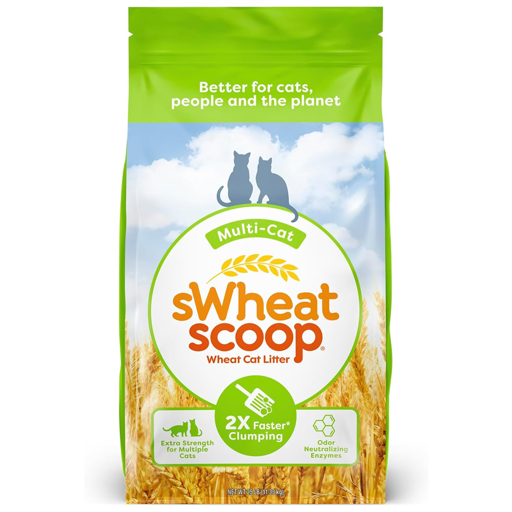 sWheat Scoop Clumping Wheat Cat Litter