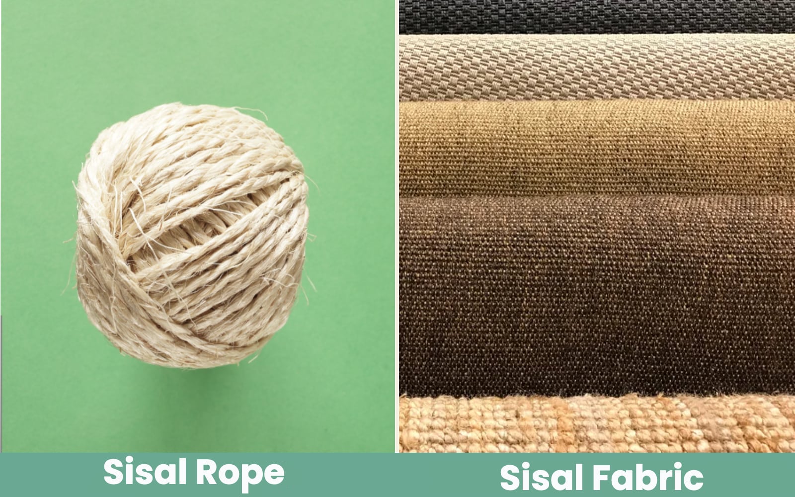 sisal rope vs sisal fabric FT