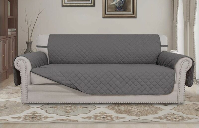 sofa with pet proof couch cover