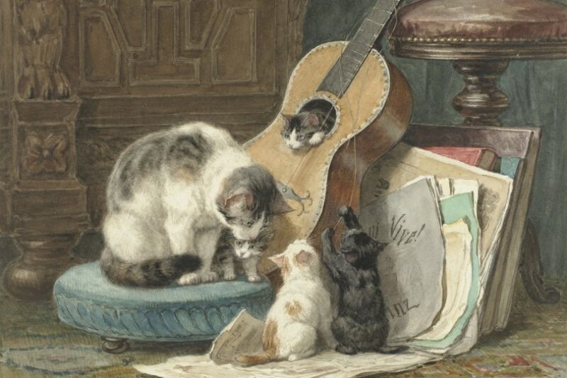 the harmonists cat painting
