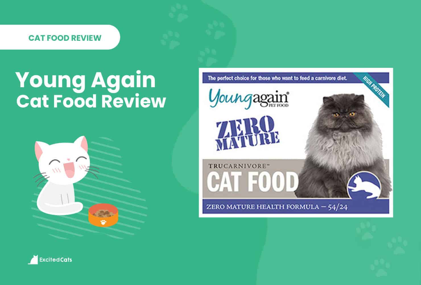 young again cat food review