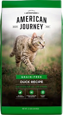 1American Journey Duck Recipe Grain-Free Dry Cat Food