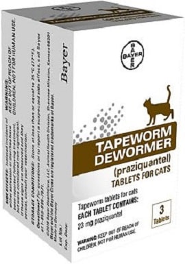 1Bayer Tapeworm Cat De-Wormer
