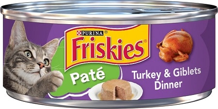 1Friskies Classic Pate Turkey & Giblets Dinner Canned Cat Food