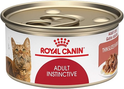 1Royal Canin Feline Health Nutrition Adult Instinctive Loaf in Sauce Canned Cat Food