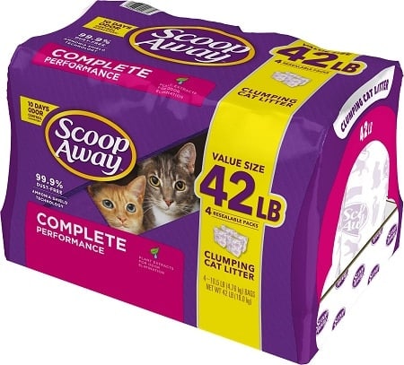 1Scoop Away Complete Performance Fresh Scented Clumping Clay Cat Litter