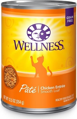 1Wellness Complete Health Pate Chicken Entree Grain-Free Canned Cat Food