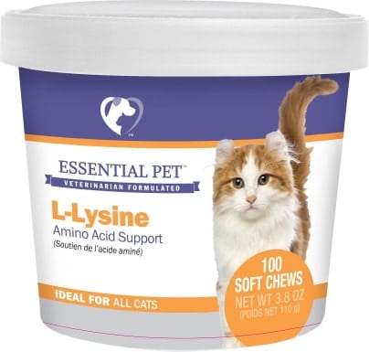 l Pet L-Lysine Amino Acid Support Soft Chews Cat Supplement