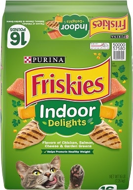 2Friskies Indoor Delights Dry Cat Food