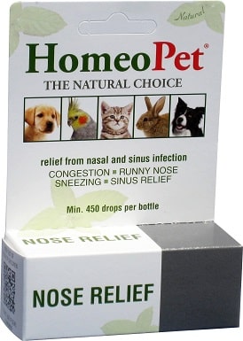 2HomeoPet Nose Relief Dog, Cat, Bird & Small Animal Supplement