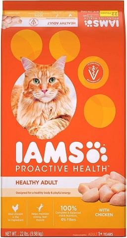 2Iams Proactive Health Adult Dry Cat Food Chicken & Salmon Recipes