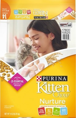 2Kitten Chow Nurture Dry Cat Food