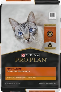 2Purina Pro Plan Adult Chicken & Rice Formula Dry Cat Food