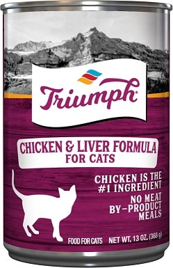 2Triumph Chicken 'N Liver Formula Canned Cat Food
