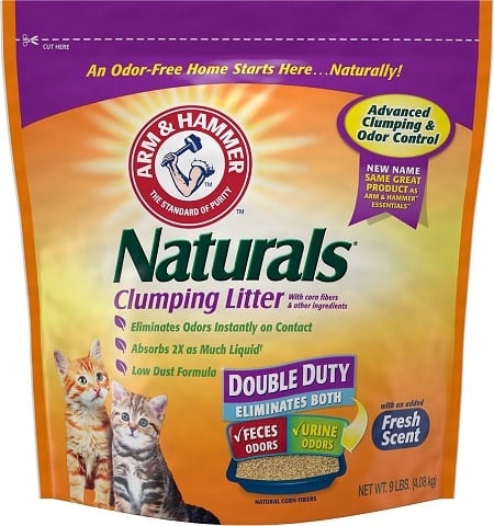 3Arm & Hammer Litter Naturals Scented Clumping Corn Cat Litter