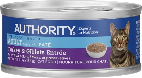 3Authority Turkey & Giblets Entree Adult Pate Canned Cat Food