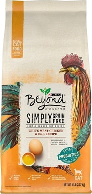 3Purina Beyond Simply White Meat Chicken & Egg Recipe Grain-Free Dry Cat Food