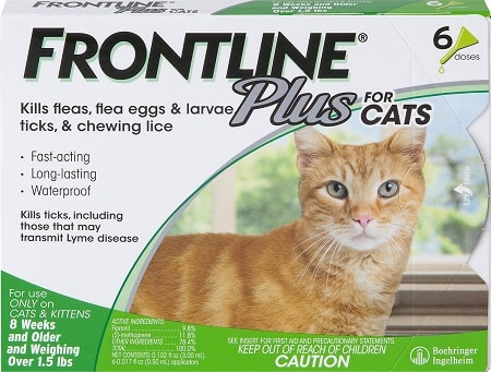 4Frontline Plus Flea & Tick Spot Treatment for Cats