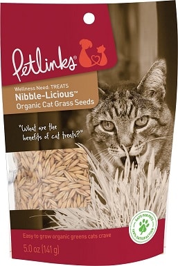 4Petlinks Nibble-Licious Organic Cat Grass Seeds