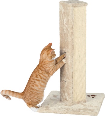 4Trixie Soria 31.5-in Fleece Tower Cat Scratching Post