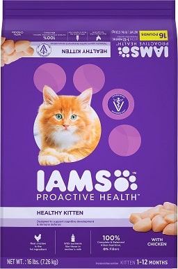 5Iams ProActive Health Kitten Dry Cat Food