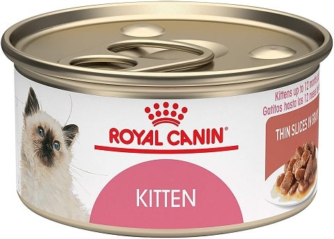 5Royal Canin Feline Health Nutrition Kitten Thin Slices In Gravy Canned Cat Food