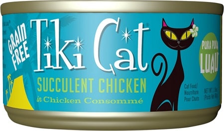 5Tiki Cat Puka Puka Luau Succulent Chicken in Chicken Consomme Grain-Free Canned Cat Food