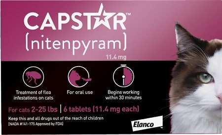 6Capstar Flea Tablets for Cats