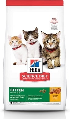 6Hill's Science Diet Kitten Chicken Recipe Dry Cat Food