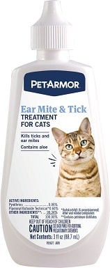 6PetArmor Ear Mite & Tick Treatment for Cats