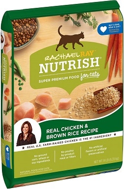 6Rachael Ray Nutrish Natural Chicken & Brown Rice Recipe Dry Cat Food