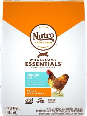 7Nutro Wholesome Essentials Indoor Chicken & Brown Rice Recipe Adult Dry Cat Food