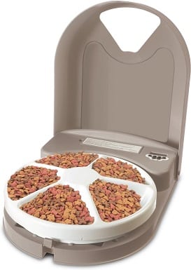 7PetSafe Eatwell 5-Meal Automatic Dog & Cat Feeder