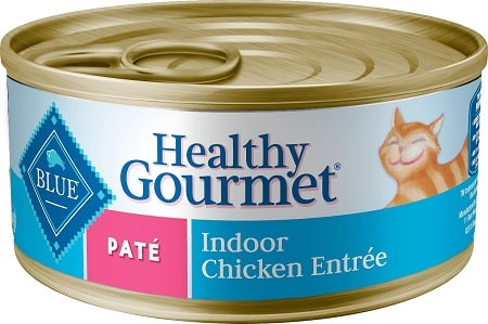 8Blue Buffalo Healthy Gourmet Pate Chicken Entree Indoor Adult Canned Cat Food
