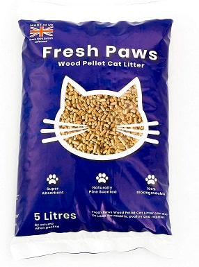 8Fresh Paws Premium Wood Pellet Cat Litter